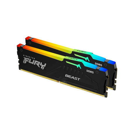 Kingston Fury Beast R GB Memory Kit, 32 GB (2x16 GB), DDR5 DRAM, 5600 MT/s, CL-40, 1 Year Warranty | KF556C40BBAK2-32