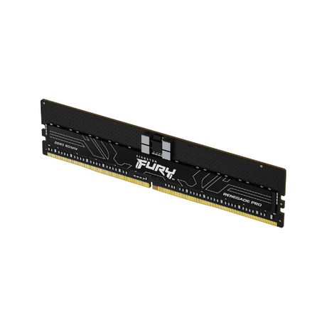 مجموعة ذاكرة Kingston Fury Renegade Pro، سعة 32 جيجابايت (1x32 جيجابايت)، DDR5 DRAM، بسرعة 6000 ميجابت/ثانية، CL-32، مسجلة بخاصية ECC، ضمان سنة واحدة | KF560R32RBE-32