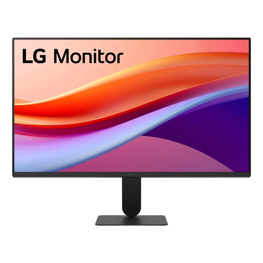 شاشة LG HDR10 مع حامل نحيف، دقة FHD (1920 × 1080) 27 بوصة، 120 هرتز، مضادة للتوهج، زمن استجابة 5 مللي ثانية (من الرمادي إلى الرمادي)، HDMI، حامل قابل للتعديل بالإمالة، أسود، ضمان لمدة سنة | 27U411A-B