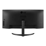 شاشة LG UltraWide ذكية مع وحدة تحكم مزدوجة وتحكم على الشاشة، دقة WQHD مقاس 34 بوصة (3440 × 1440)، 60 هرتز، مضادة للتوهج، زمن استجابة 5 مللي ثانية (رمادي إلى رمادي)، HDMI، منفذ عرض، حامل قابل للتعديل بالإمالة، أسود، ضمان لمدة عام | 34WQ60C-B