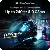 شاشة ألعاب LG UltraGear Curved with webOS، دقة 39" 4K (3440 x 1440)، 240Hz، شاشة مضادة للانعكاس، 0.03ms (GtG) Response Time، HDMI، DP، USB-C، حامل قابل للتعديل بالكامل، FreeSync & GSync Compatible، أبيض، ضمان سنة واحدة | 39GX90SA-WAMA