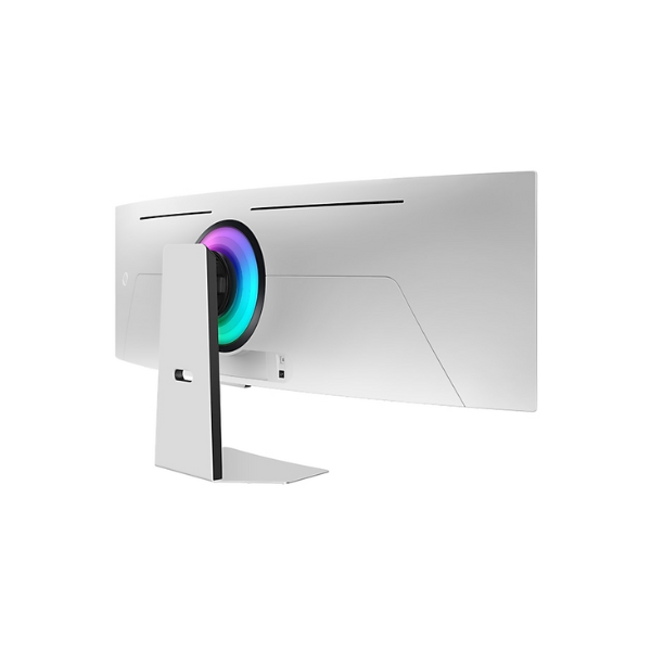 شاشة سامسونج LS49CG954SMXUE Odyssey OLED G9 G95SC منحنية مقاس 49 بوصة DQHD (5120 × 1440)، 0.03 مللي ثانية، 240 هرتز، HDMI، منفذ عرض DP، ارتفاع/إمالة، قابلة للتعديل، فضي، ضمان 3 سنوات | LS49CG954SMXUE