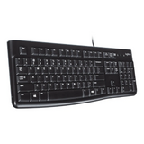 لوحة مفاتيح Logitech K120 Wired، USB، تصميم Spill-Resistant، تخطيط لوحة مفاتيح كامل 100%، Deep Profile Keys، 10-Key Number Pad، أسود، ضمان سنة واحدة | 920-002508