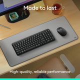 Logitech MK250 Compact Bluetooth Wireless Keyboard & Mouse Combo, Bluetooth Low Energy Technology, Keyboard Layout: Compact layout with number pad, 1000 DPI Optical Mouse Sensor, Up to 12 months Battery Life, Black, 1 Year Warranty | 920-013531
