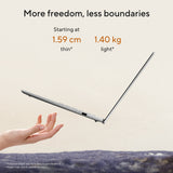 Asus Vivobook S14 Laptop, AMD Ryzen AI 5 330 Processor, 16GB RAM, 512GB SSD, 14.0" WUXGA OLED Display, Windows 11 Home, Backlit English & Arabic Keyboard, 1 Year Warranty | M3407KA-SF012W