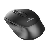 Genuine M7097 BG Wireless Mouse, 1200 DPI Optical Sensor with Precise Tracking, Ergonomic Design, USB 2.0, Compatible with Windows, Mac OS & Linux, Black/Grey, 1 Year Warranty | M7097 BG