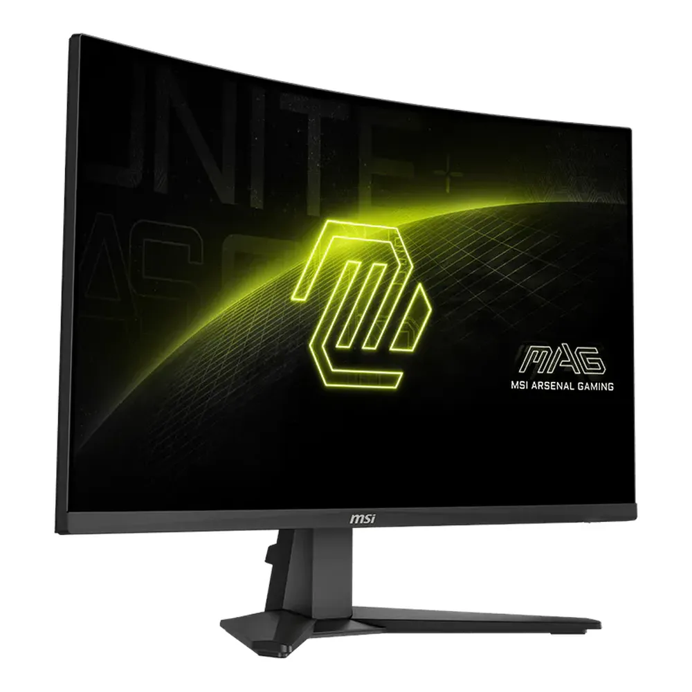 MSI MAG 276CF E2 27" Curved FHD Gaming Monitor, VA Panel, 1920 x 1080 Resolution, 200Hz Refresh Rate, 0.5ms Response Time, AMD FreeSync Premium, HDMI, DisplayPort, Black, 1 Year Warranty | 9S6-3CE11M-030