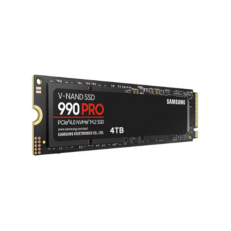 سامسونج 990 برو 4 تيرابايت M.2 NVMe PCIe 4.0 SSD، ضمان لمدة سنة | MZ-V9P4T0BW
