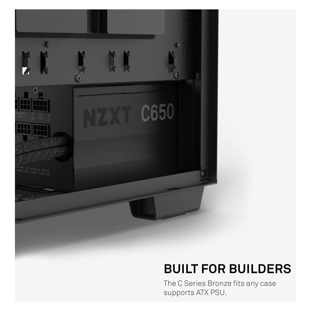 مزود الطاقة 650 واط NZXT C650 80 بلس برونزي | PA-6B1BB-UK