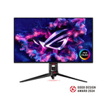 شاشة ASUS ROG Swift OLED PG32UCDM مقاس 32 بوصة بدقة 4K UHD (3840x2160)، ومعدل تحديث 240 هرتز، ومضادة للانعكاس، وHDMI، وDP، وUSB-C، قابلة للإمالة/الدوران/تعديل الارتفاع، ضمان 3 سنوات | PG32UCDM