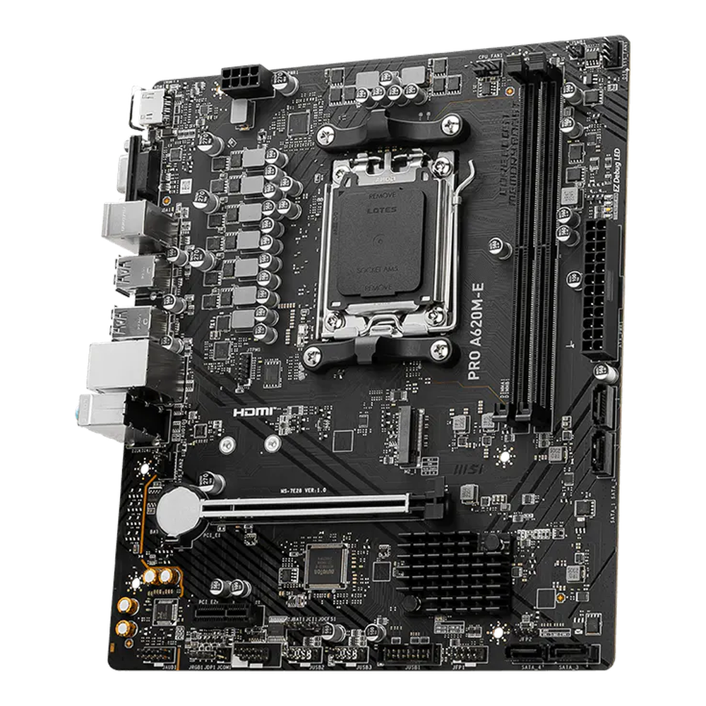 اللوحة الأم MSI PRO A620M-E Micro-ATX AM5