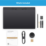 Wacom Intuos Pro Large، منفذ USB، بلوتوث، شمال، ضمان سنة واحدة | PTK870K0B