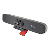 شريط الفيديو Poly Studio R30 USB، وتقنية Poly DirectorAI، وتقنية Bluetooth 4.2، وإمكانية الاتصال بشبكة Wi-Fi، ومجموعة ميكروفونات تشكيل الشعاع، وضمان لمدة عام واحد | 842D2AA