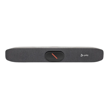 Poly Studio R30 USB Video Bar, Poly DirectorAI, Bluetooth 4.2 & Wi-Fi Connectivity, Beamforming Microphone Array, 1 Year Warranty | 842D2AA