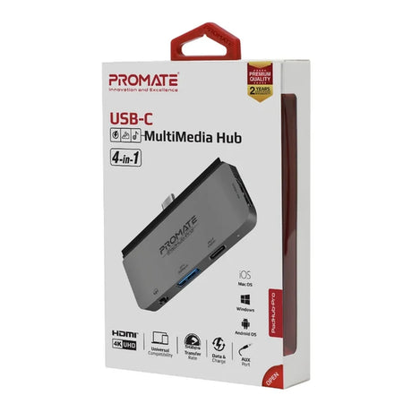 Promate-4-in-1-USB-C-Multiport-Hub-PADHUB-PRO
