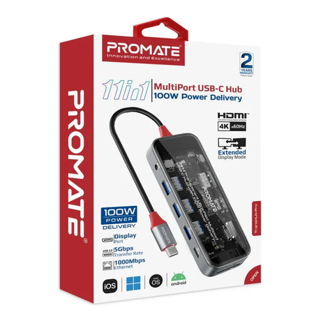 Promate-TransHub-Pro-11-in-1-Multiport-USB-C-Hub-TransHub-Pro