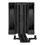 مبرد وحدة المعالجة المركزية DeepCool AG400 Digital Plus ARGB، 4 أنابيب حرارية، شاشة عرض الحالة في الوقت الفعلي، يدعم مقابس Intel و AMD، لون أسود، ضمان لمدة عام | R-AG400-BKADMP-G-1