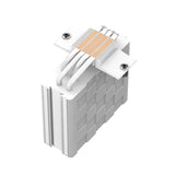 مبرد وحدة المعالجة المركزية DeepCool AG400 الرقمي بتقنية ARGB، 4 أنابيب حرارية، شاشة عرض الحالة في الوقت الفعلي، يدعم مقابس Intel و AMD، أبيض، ضمان لمدة سنة واحدة | R-AG400-WHADMN-G-1