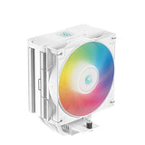 مبرد وحدة المعالجة المركزية ديب كول AG400 WH ARGB، 4 أنابيب حرارية، يدعم مقابس إنتل، إيه إم دي، أبيض، ضمان سنة واحدة | R-AG400-WHANMC-G-2