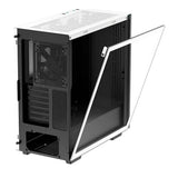 صندوق كمبيوتر DeepCool CH510 WH من نوع Mid-Tower ATX، لوحة جانبية من الزجاج المقسّى، مروحة واحدة بحجم 120 ملم، يدعم بطاقات الرسوميات حتى 380 ملم، لوحة إدخال/إخراج أمامية معيارية، USB 3.0، أبيض، ضمان لمدة سنة | R-CH510-WHNNE1-G-1