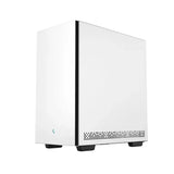 صندوق كمبيوتر DeepCool CH510 WH من نوع Mid-Tower ATX، لوحة جانبية من الزجاج المقسّى، مروحة واحدة بحجم 120 ملم، يدعم بطاقات الرسوميات حتى 380 ملم، لوحة إدخال/إخراج أمامية معيارية، USB 3.0، أبيض، ضمان لمدة سنة | R-CH510-WHNNE1-G-1