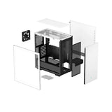 صندوق كمبيوتر DeepCool CH510 WH من نوع Mid-Tower ATX، لوحة جانبية من الزجاج المقسّى، مروحة واحدة بحجم 120 ملم، يدعم بطاقات الرسوميات حتى 380 ملم، لوحة إدخال/إخراج أمامية معيارية، USB 3.0، أبيض، ضمان لمدة سنة | R-CH510-WHNNE1-G-1