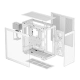علبة كمبيوتر DeepCool CH780 WH E-ATX، زجاج بانورامي-غرفة مزدوجة، وحدة مروحة AR GB بحجم 420 ملم × 1، دعم بطاقة رسومات 480 ملم، USB 3.2 Gen 2، أبيض، ضمان لمدة سنة | R-CH780-WHADE41-G-1