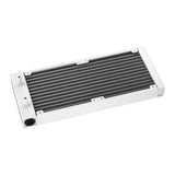 مبرد سائل DeepCool LE240 V2 AIO، غطاء LED RGB قابل للتوجيه، يدعم مقابس Intel وAMD، 2 × مراوح RGB، أبيض، ضمان لمدة سنة | R-LE240-WHAMMN-G-2