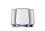 جهاز راوتر Netgear Orbi 850 Series ثلاثي النطاق بتقنية WiFi 6، سرعة إيثرنت تصل إلى 2 جيجا، سرعة لاسلكية 6 جيجابت في الثانية، ضمان لمدة سنة | RBK853-100EUS