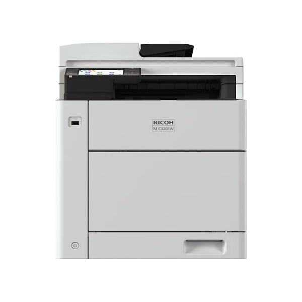 طابعة ليزر متعددة الوظائف ملونة ريكو M C320FW، USB 2.0، لاسلكية، إيثرنت، ضمان سنة واحدة | RICOH-M-C320FW