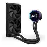 مبرد سائل NZXT Kraken Elite 240 AIO، شاشة IPS بحجم 2.72 بوصة، يدعم مقابس Intel وAMD، مراوح ضغط ثابت F120P، أسود، ضمان لمدة سنة | RL-KN24E-B1
