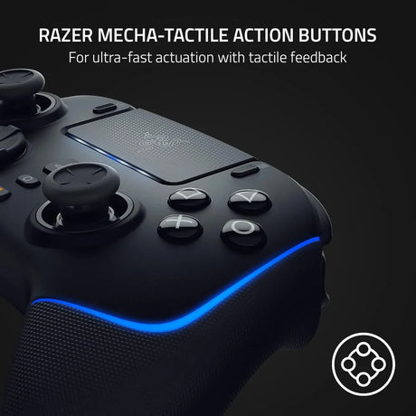 Razer Wolverine V2 Pro Wireless Gaming Controller, Mecha-Tactile Action Buttons, 8-Way Microswitch D-Pad, HyperTrigger, 6 Remapable Buttons, Up to 28 Hours Battery Life, Chroma RGB Lighting,Black, 1 Year Warranty | RZ06-04710200-R3G1
