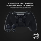 Razer Wolverine V2 Pro Wireless Gaming Controller، Mecha-Tactile Action أزرار، 8-Way Microswitch D-Pad، HyperTrigger، 6 Remapable أزرار، عمر بطارية Up to 28 Hours، Chroma RGB Lighting، أسود، ضمان سنة واحدة | RZ06-04710200-R3G1