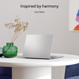 ASUS Vivobook S14 Intel Core i5-13420H Processor, 16 GB RAM, 512 GB SSD, 14" WUXGA Display, Windows 11 Home, English & Arabic Keyboard, Cool Silver, 1 Year Warranty | S3407VA-LY031W