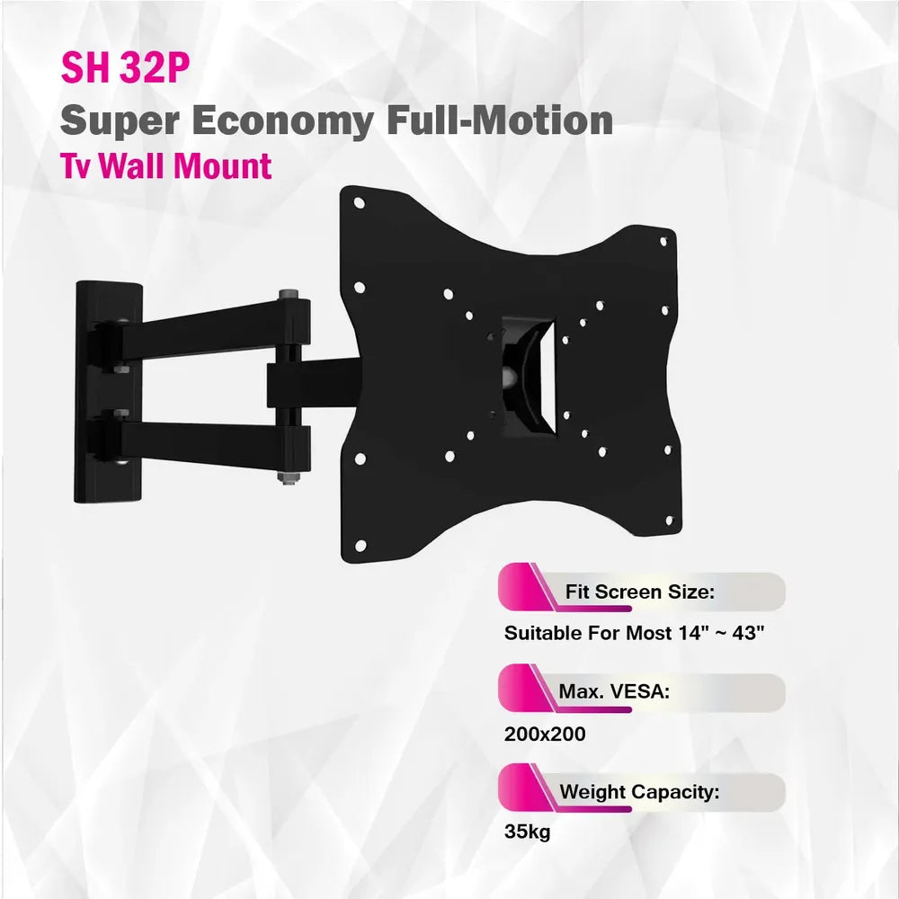 Skill-Tech-Adjustable-TV-Wall-Mount-Bracket-SH32P