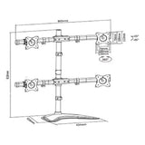 Skill-Tech-Quad-Monitor-Freestanding-Stand-SH-T048