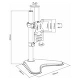 Skill-Tech-Single-Monitor-Freestanding-Monitor-Mount-SH-T01