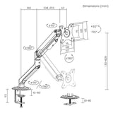 Skill-Tech-Spring-Assisted-Single-Monitor-Arm-SH63-C012