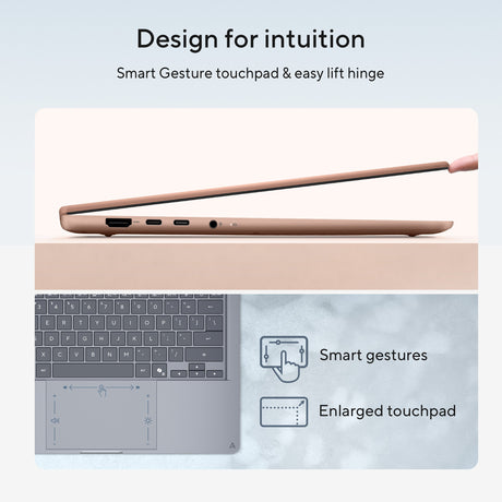 Asus Zenbook 14 UX3480QA Laptop, Snapdragon X X1 26 100 Processor, 8GB RAM, 512GB SSD, 14" WUXGA OLED Display, Windows 11 Home, Backlit English & Arabic Keyboard, Zabriskie Beige, 1 Year Warranty | UX3480QA-U1158W