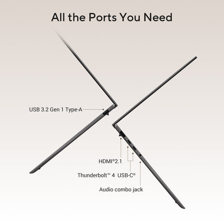 ASUS Zenbook S 14 Laptop, Intel Core Ultra 9 386H Processor, 32GB RAM, 1TB SSD, 14" 3K OLED 120Hz Display, Windows 11 Home, Backlit English & Arabic Keyboard, 1 Year Warranty | UX5406AA-SW114W