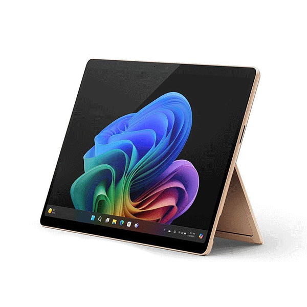 Microsoft Surface Pro 11 Copilot+ PC, Snapdragon X Plus Processor, 16 GB RAM, 512 GB SSD, Qualcomm Adreno Graphics, 13" Pixel Sense Display, Windows 11 Home, Dune, 1 Year Warranty | ZHY-00053