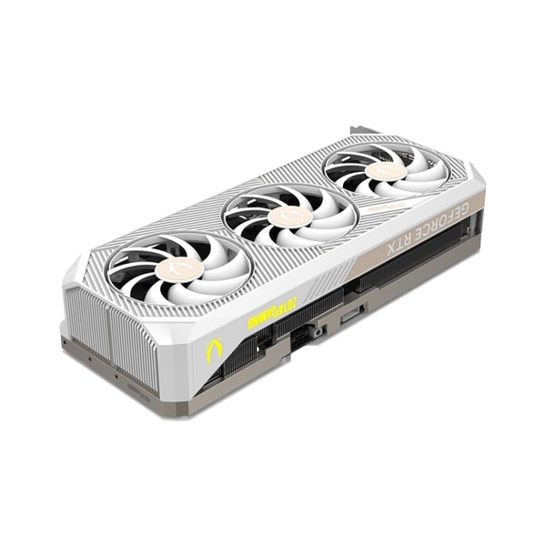 Zotac Gaming GeForce RTX 5080 SOLID OC Edition Graphics Card, GDDR7 16 GB 256-bit Memory, HDMI 2.1b & DP 2.1b Outputs, PCI Express 5.0, 2640 MHz Boost Clock, 30  GBps Memory Clock, White, 1 Year Warranty | ZT-B50800Q-10P