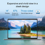 Asus Vivobook 14 Laptop, Intel Core Ultra 5 225H Processor, 16GB RAM, 512GB SSD, 14.0" WUXGA Display, Windows 11 Home, Cool Silver, Backlit English & Arabic Keyboard, 1 Year Warranty | X1407CA-LY148W